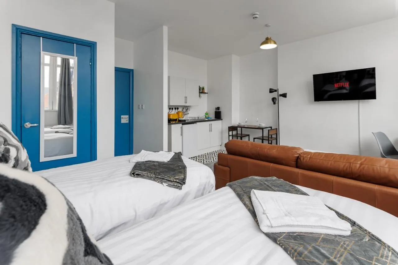 Apartamento City Centre Studio 4 With Kitchenette, Free Wifi And Smart Tv By Yoko Property Middlesbrough